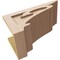 Ekena Millwork 10"W x 20"D x 10"H Wide Mayflower Rough Cedar Woodgrain TimberThane Corbel, Primed Tan CORUR10X20X10MAYRCPR - alternate 2